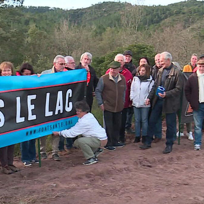 Reportage France 3 sur la mobilisation contre la construction d'une usine de traitement des déchets du bâtiment aux Adrets de l'Estérel