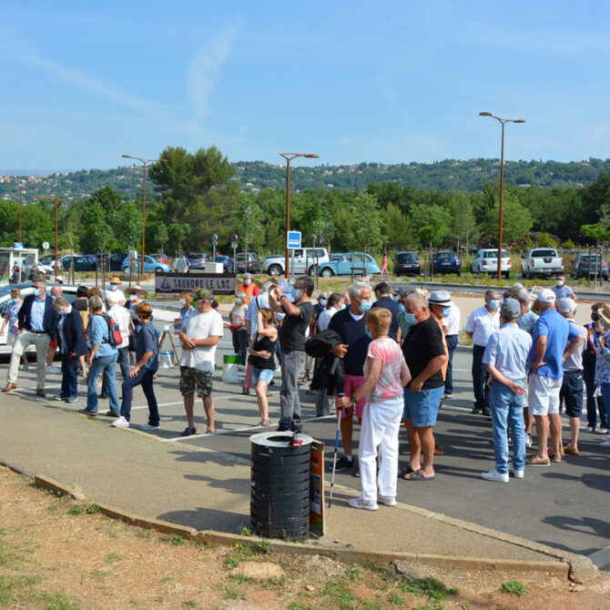 Manifestation du 12 juin 2021 contre la décharge de Fontsante