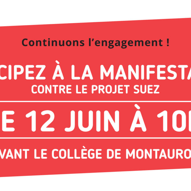 Manifestation 12 juin 2021 contre FONTSANTE